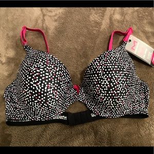 Polka dot t-shirt bra